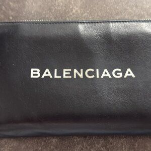 Balenciaga Long Black Wallet